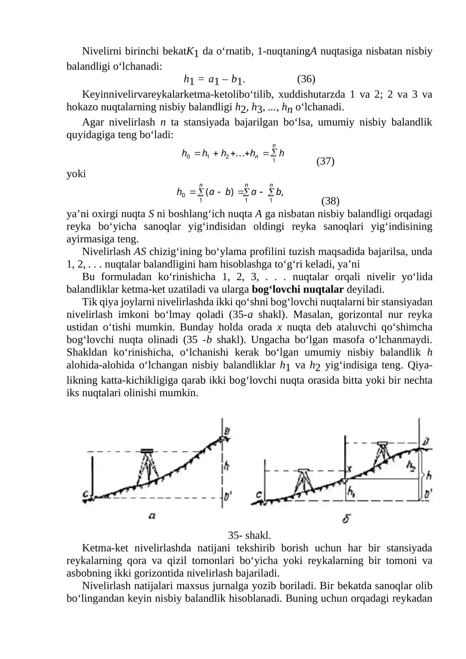 Nivelirlash Usullari 4