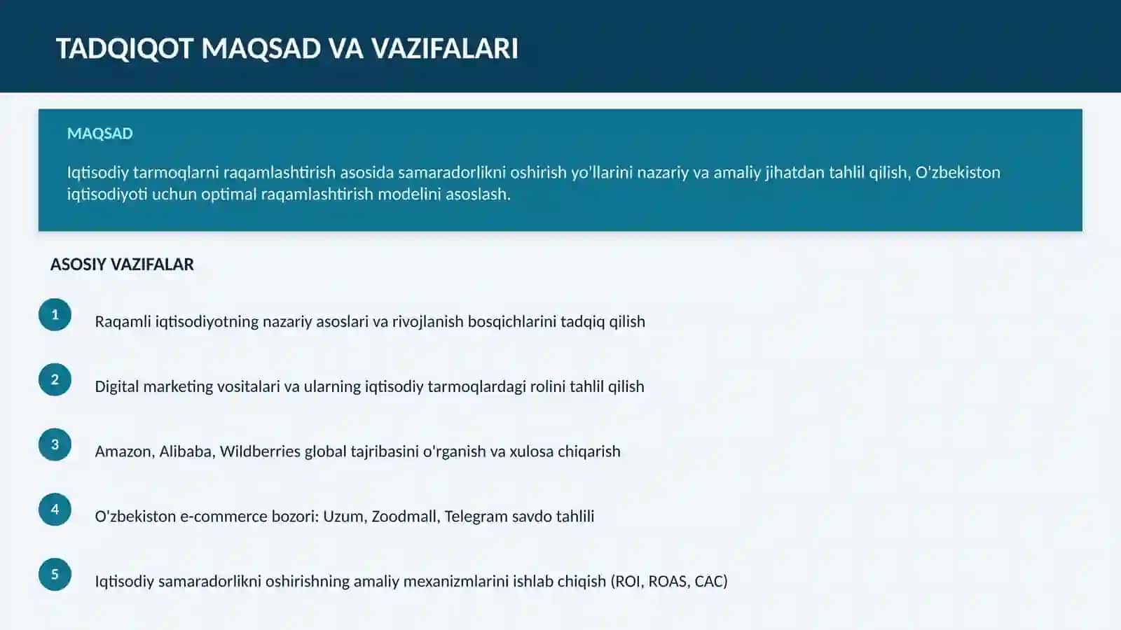 Raqamlashtirish va Samaradorlikning Oshirish 4