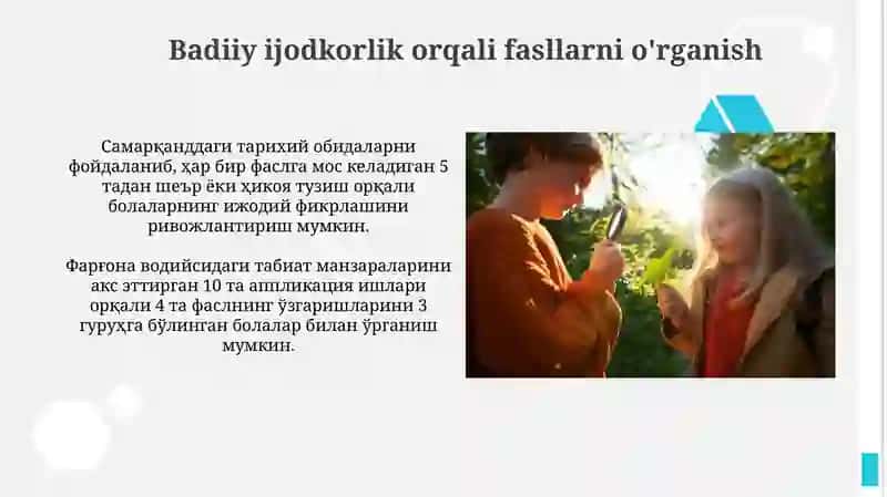 Fasllar haqida dastlabki tushunchalar 4