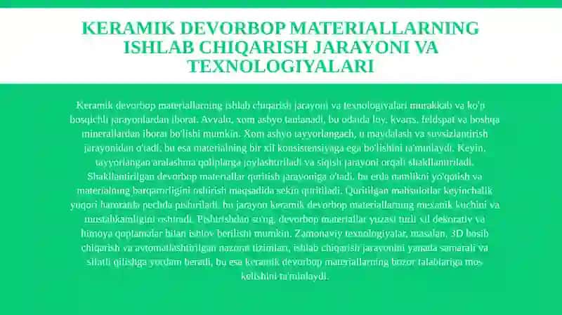 Keramik devor-bop materiallar jinslari 4