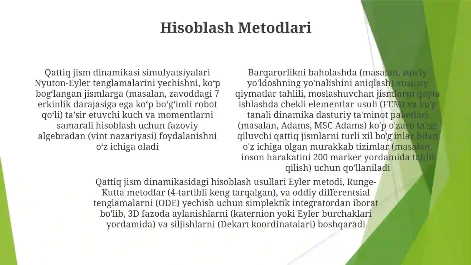 Qattiq jism dinamikasi 4