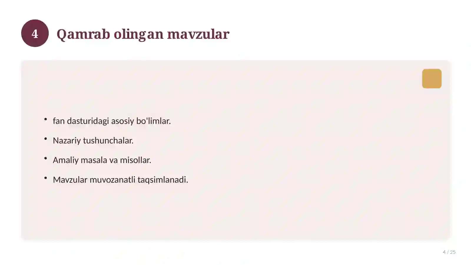 O'zbekiston tarixi fanidan 7-sinf test savollari to'plami 4