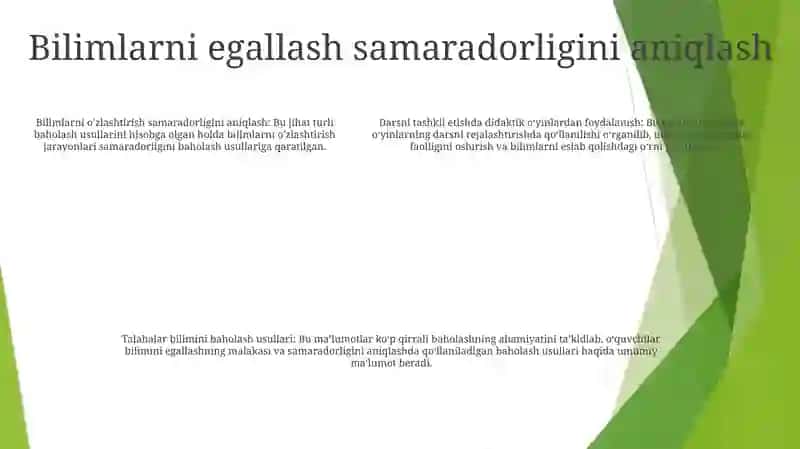 O'Qitishni Tashkil Qilishda Didaktik O'Yin Metodidan Foydalanish 4
