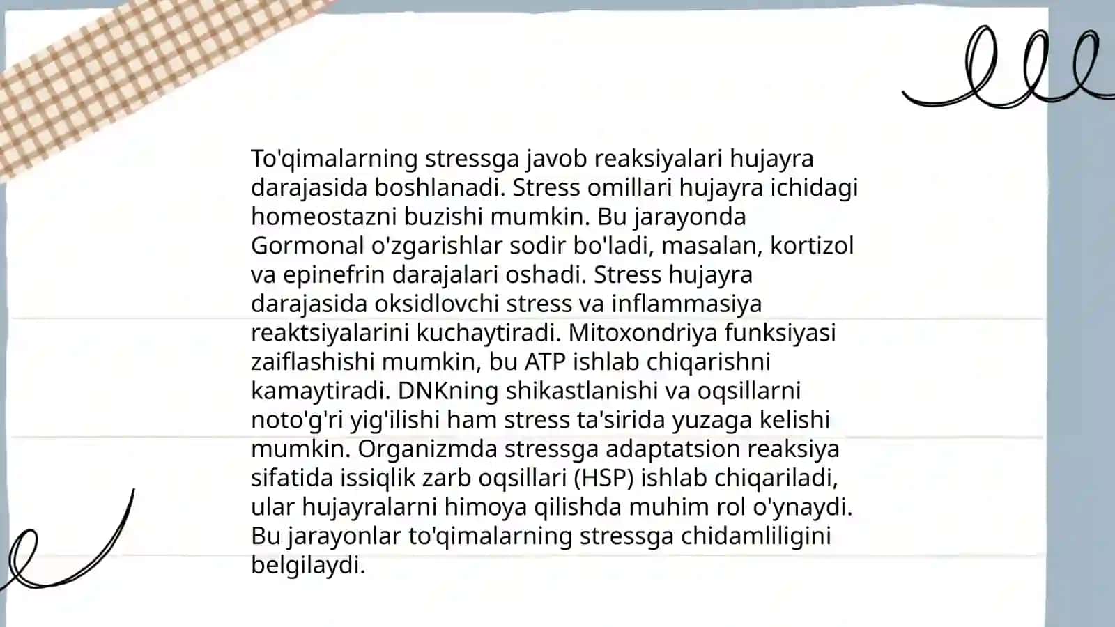 Hujayra va to‘qimalarning moslashuv reaksiyalari 4