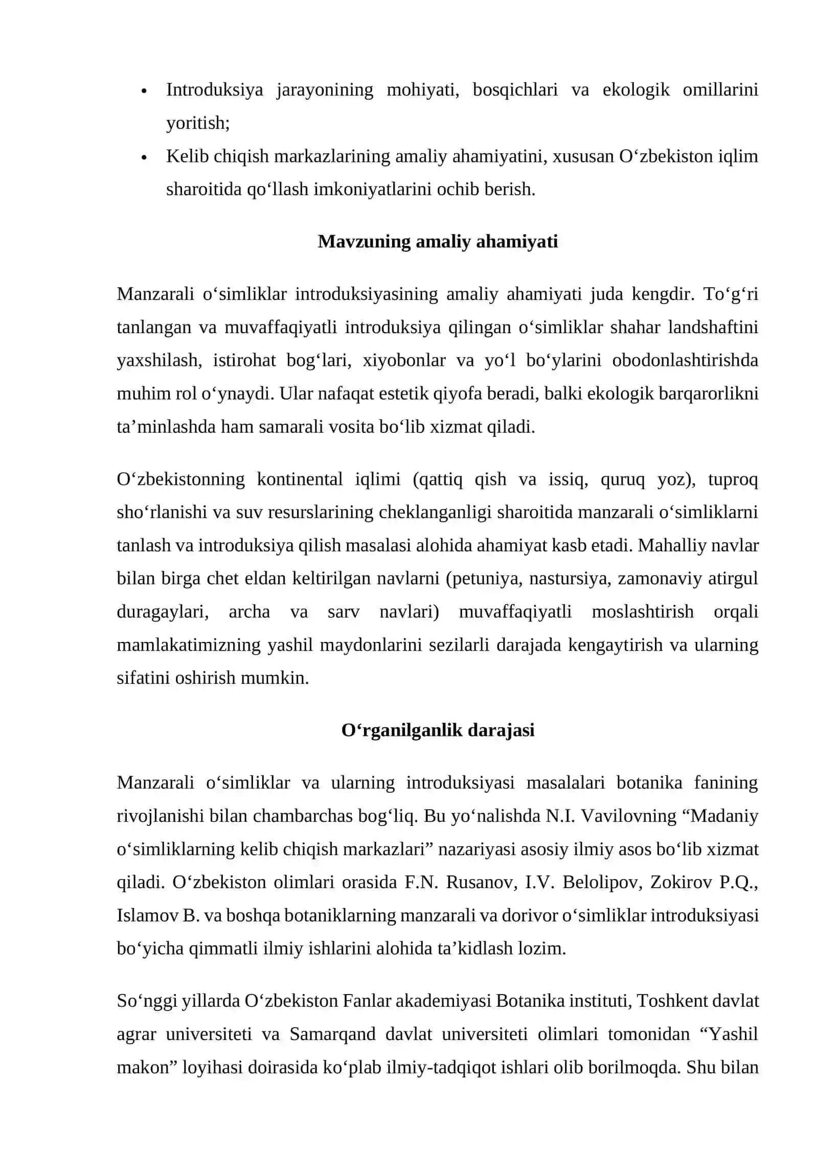 Manzarali o‘simliklar introduksiyasi 4