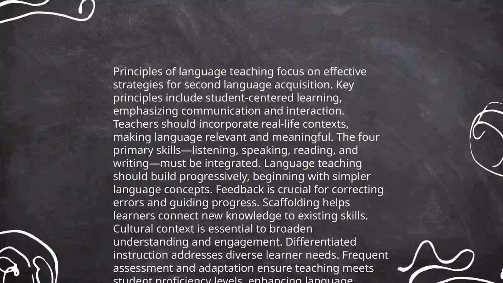 Learning and teaching a language 4