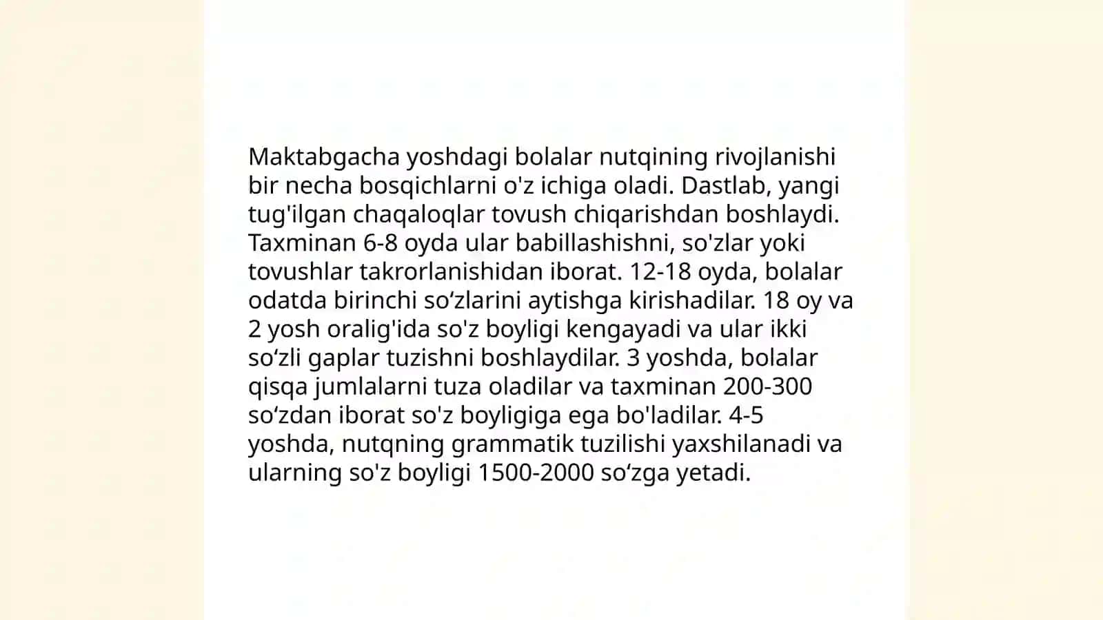 Nutqiy rivojlanish 4