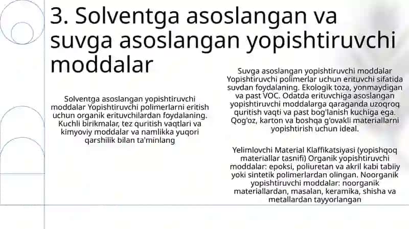 Yelimlovchi Material Klaffikatsiyasi 4