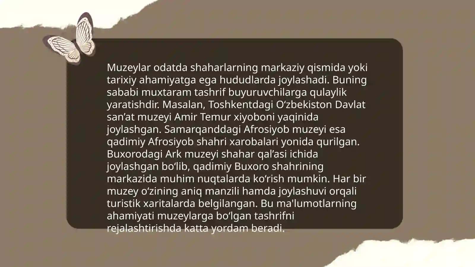 Muzeyshunoslik va Arxivshunoslik taqdimoti 4