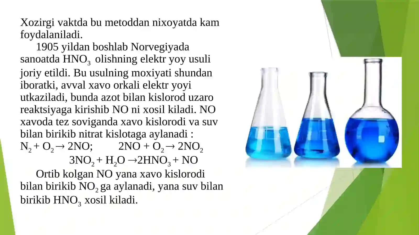 Nitrat kislota ishlab chiqarish texnologiyasi 4