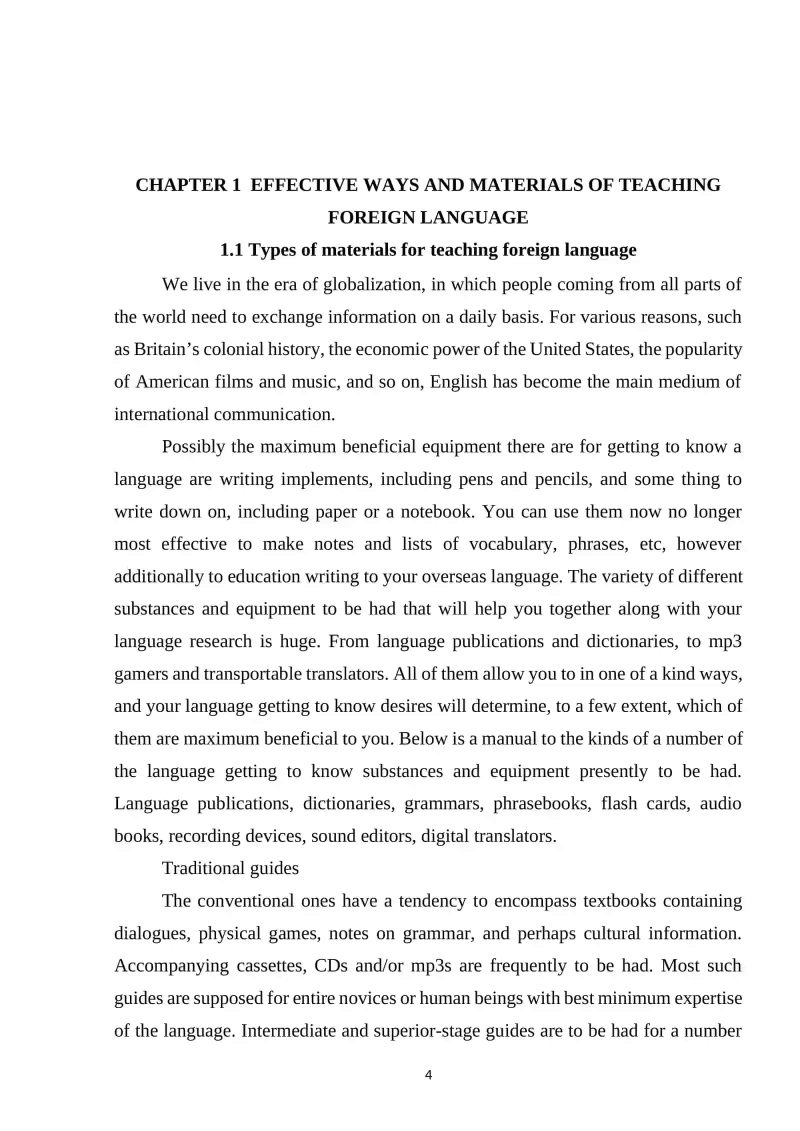 Teaching Foreign Language 4