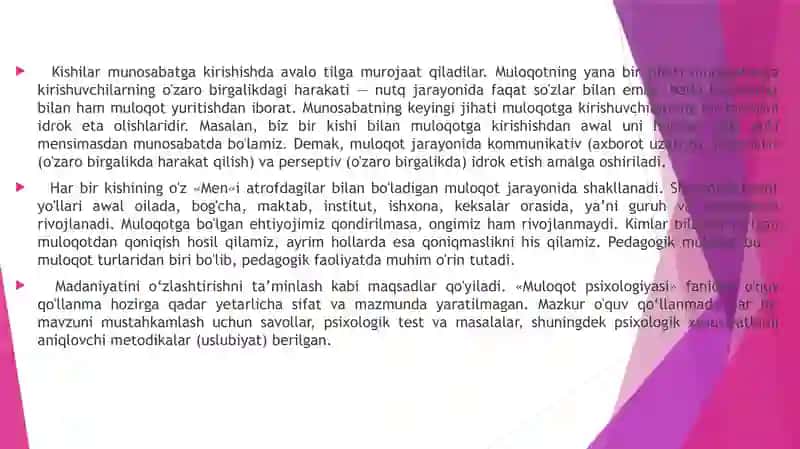 Muloqot haqida tushuncha 4