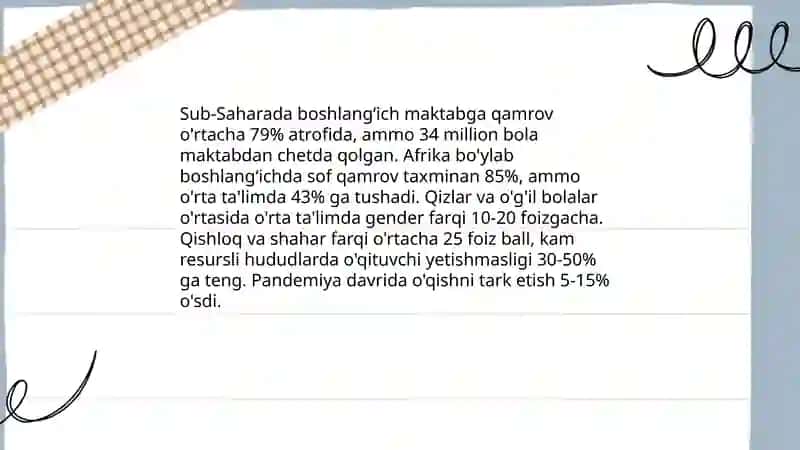 Afrika taʼlim tizimi 4