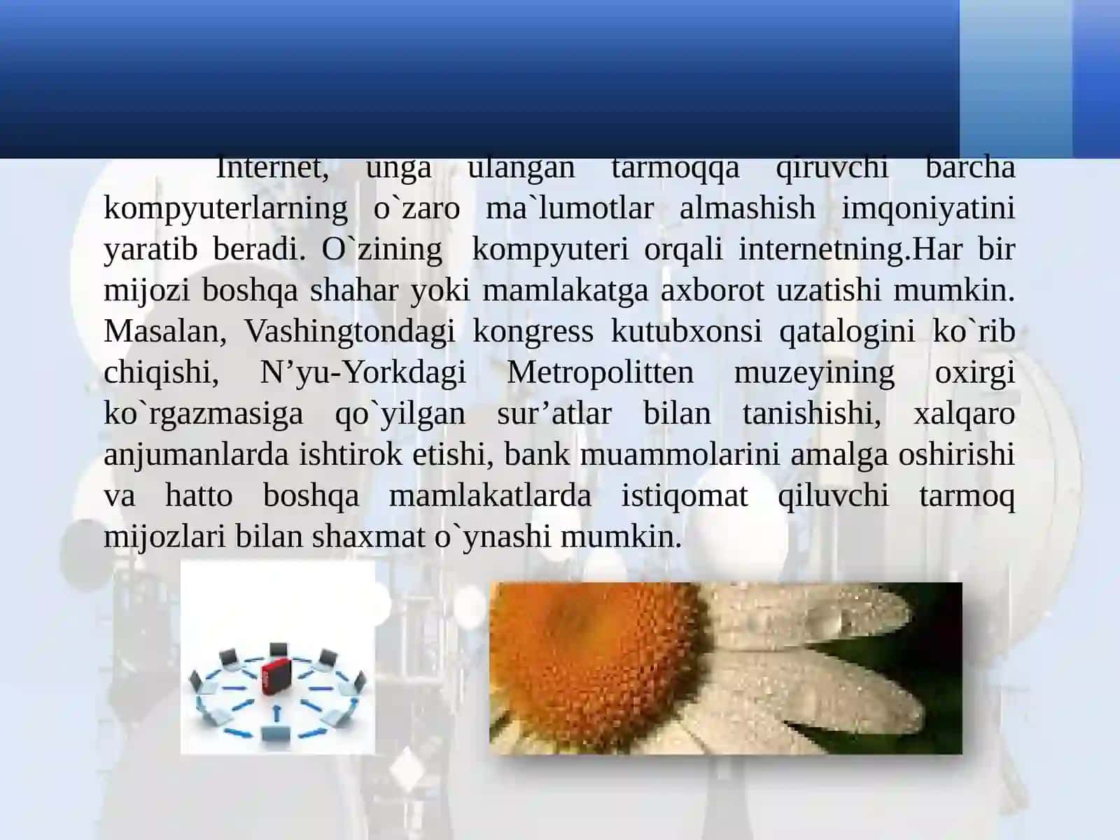 Internet tarmoq’idan maqsadli foydalanish 4