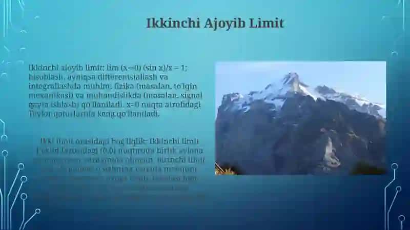 Ikkinchi ajoyib limitlar 4