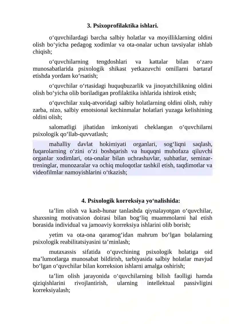 TA'LIM SOHASIDAGI PEDAGOG-PSIXOLOGNING BURCHI VA MAJBURIYATLARI: ISHNING AHLOQIY TAMOYILLARI 4