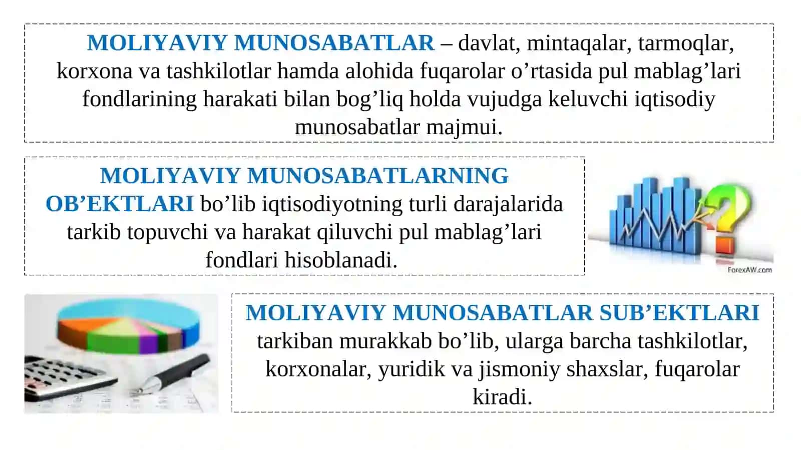 20-MАVZU. MОLIYA TIZIMI VА MОLIYAVIY SIYOSАT 4