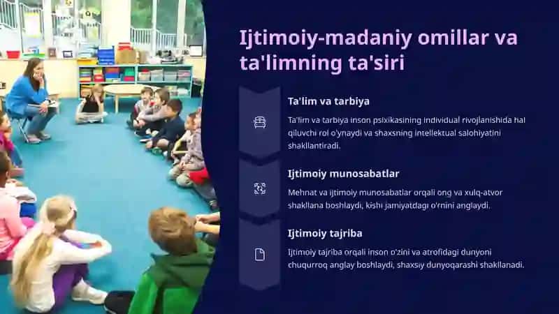 Inson psixikasining ontogenezdagi rivojlanishi 4