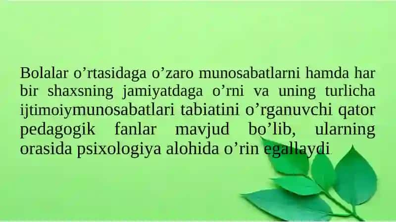 Bolalar pisixologiyasi fani 4