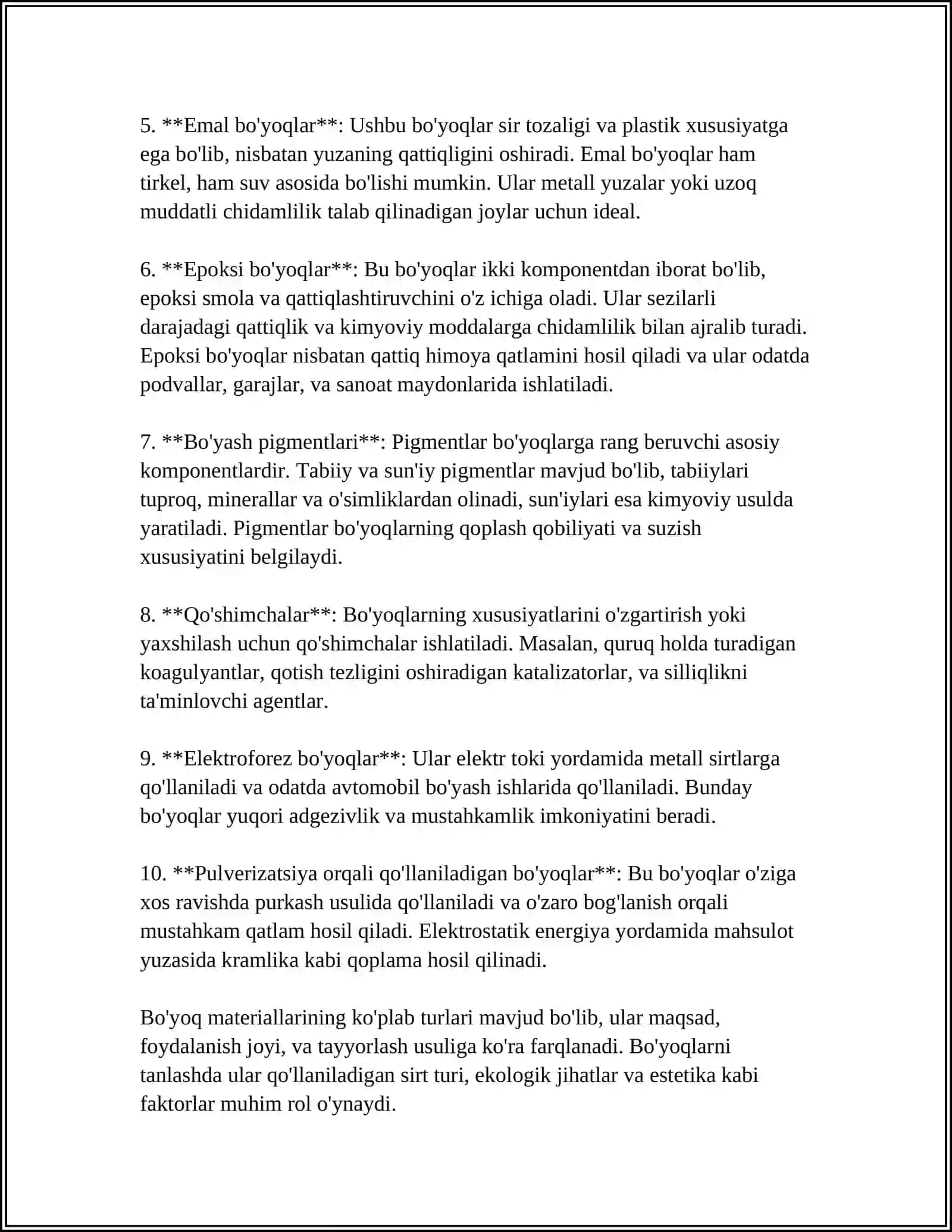 TEKSTIL MAHSULOTLARINI BOʻYASHNING RIVOJLANISHI 4