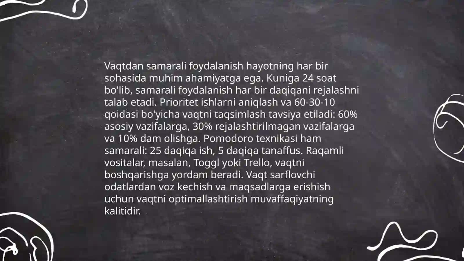 Maqsadlar qo'yish san'ati 4