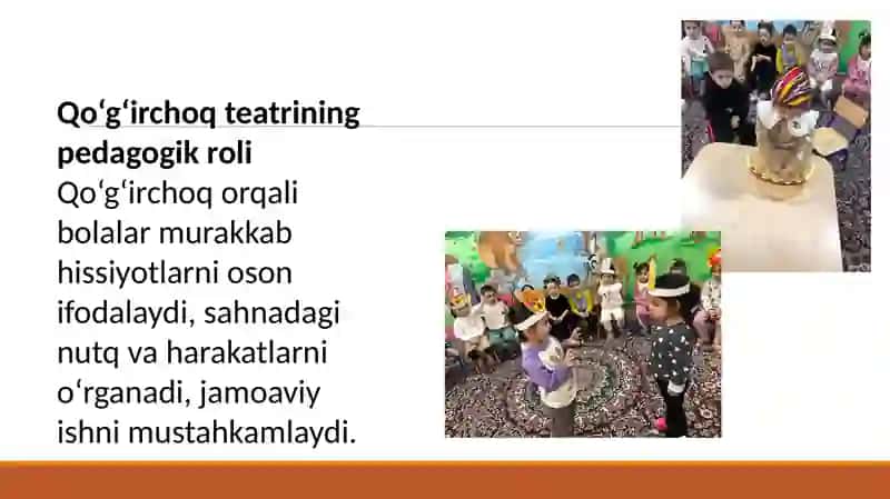 Dramatik mashgʻulotlarda bayramlarni aks ettirish. 4