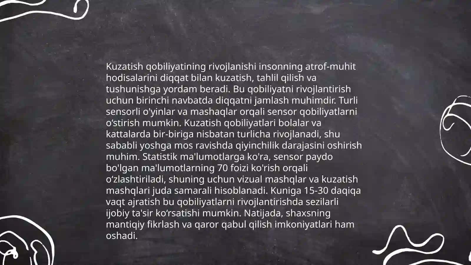 Diqqatni shakllanishi 4