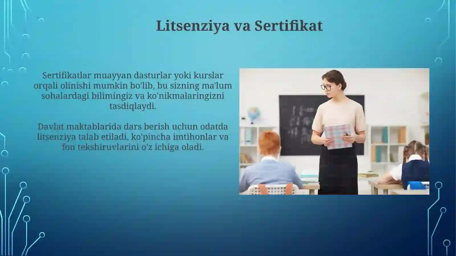 Òqituvchilikkasbigaqòyilgantalablar 4