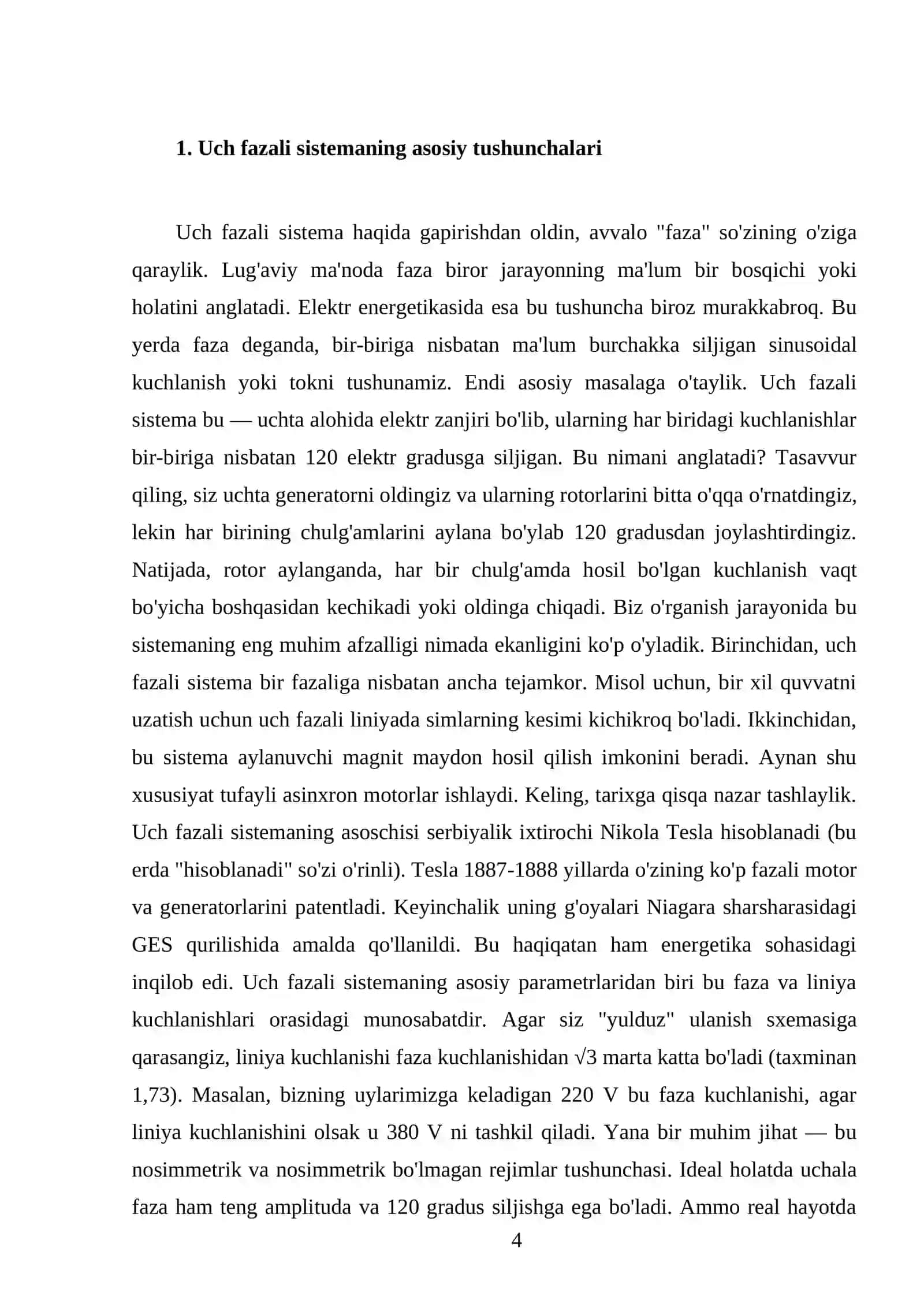 Uch fazali tok sistemasi 4