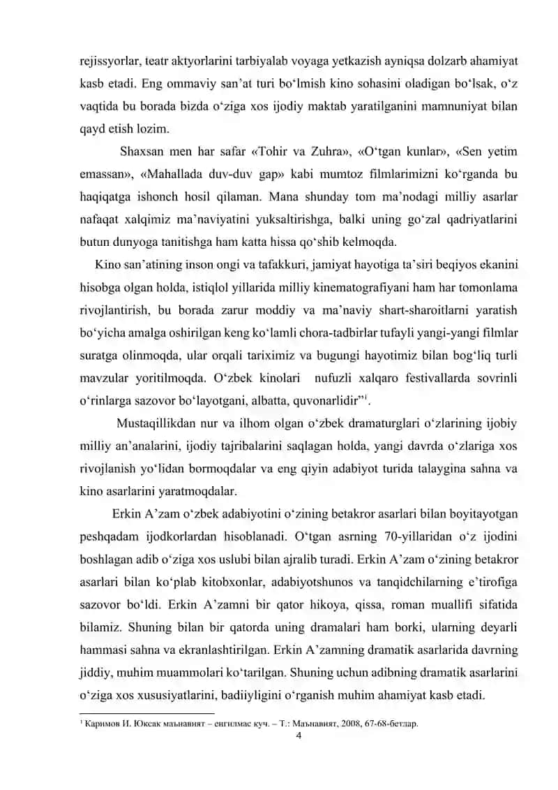 O’zbek dramaturgiyasida hayot haqiqati va badiiylik 4