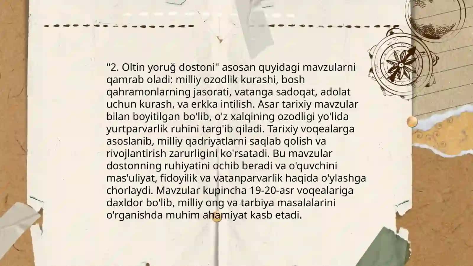 Oltin yoruğ dostoni 4