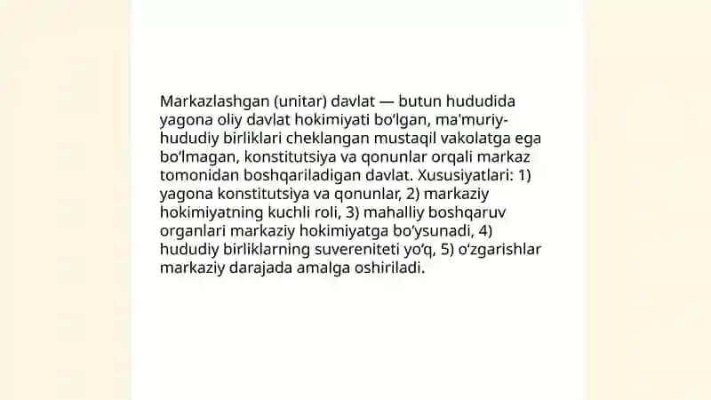 Davlatning tuzilish shakli 4