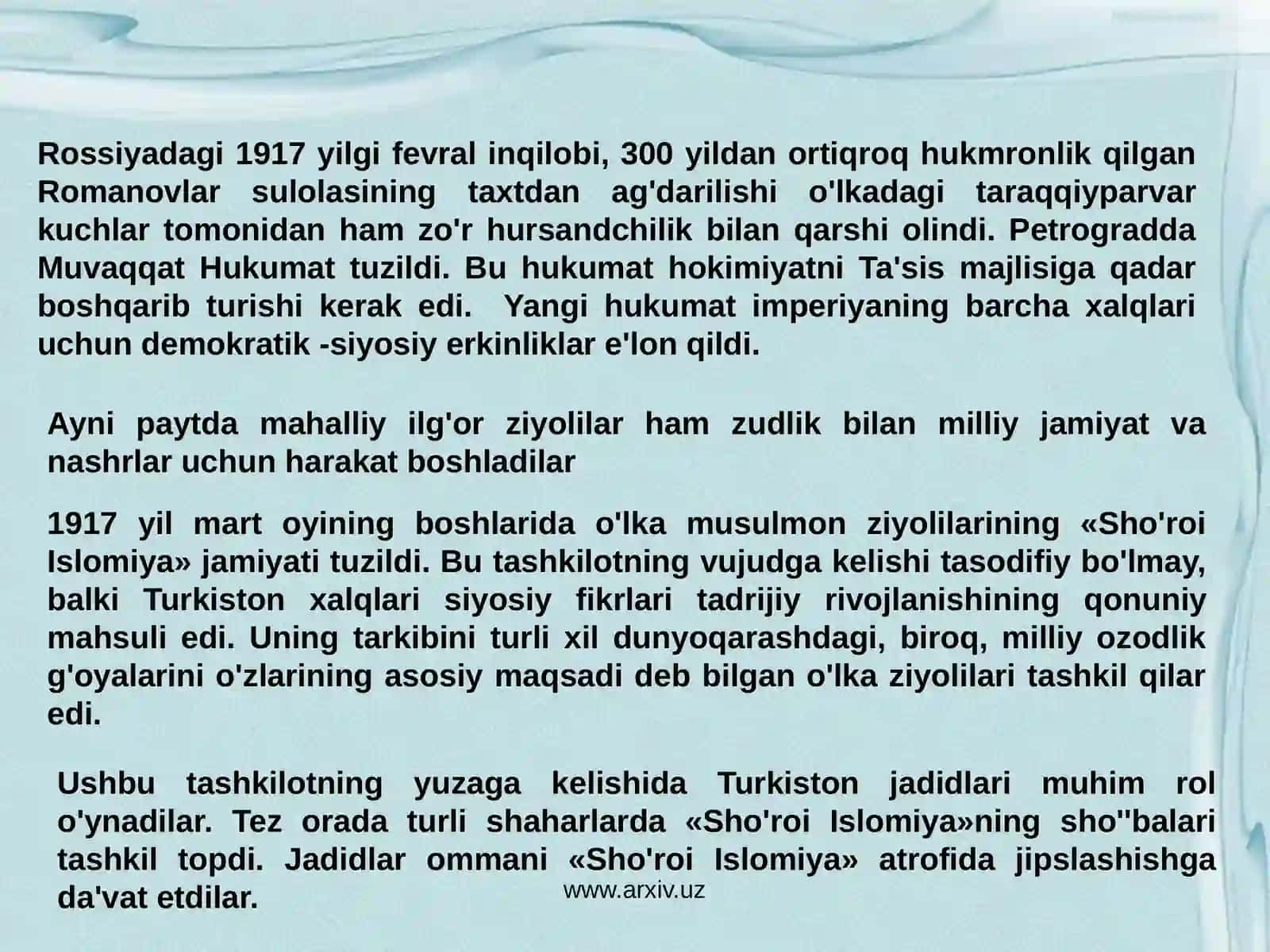 Turkiston Muxtoriyatining Tarixi 4