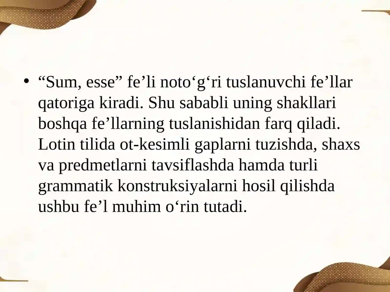 SUM, ESSE 4