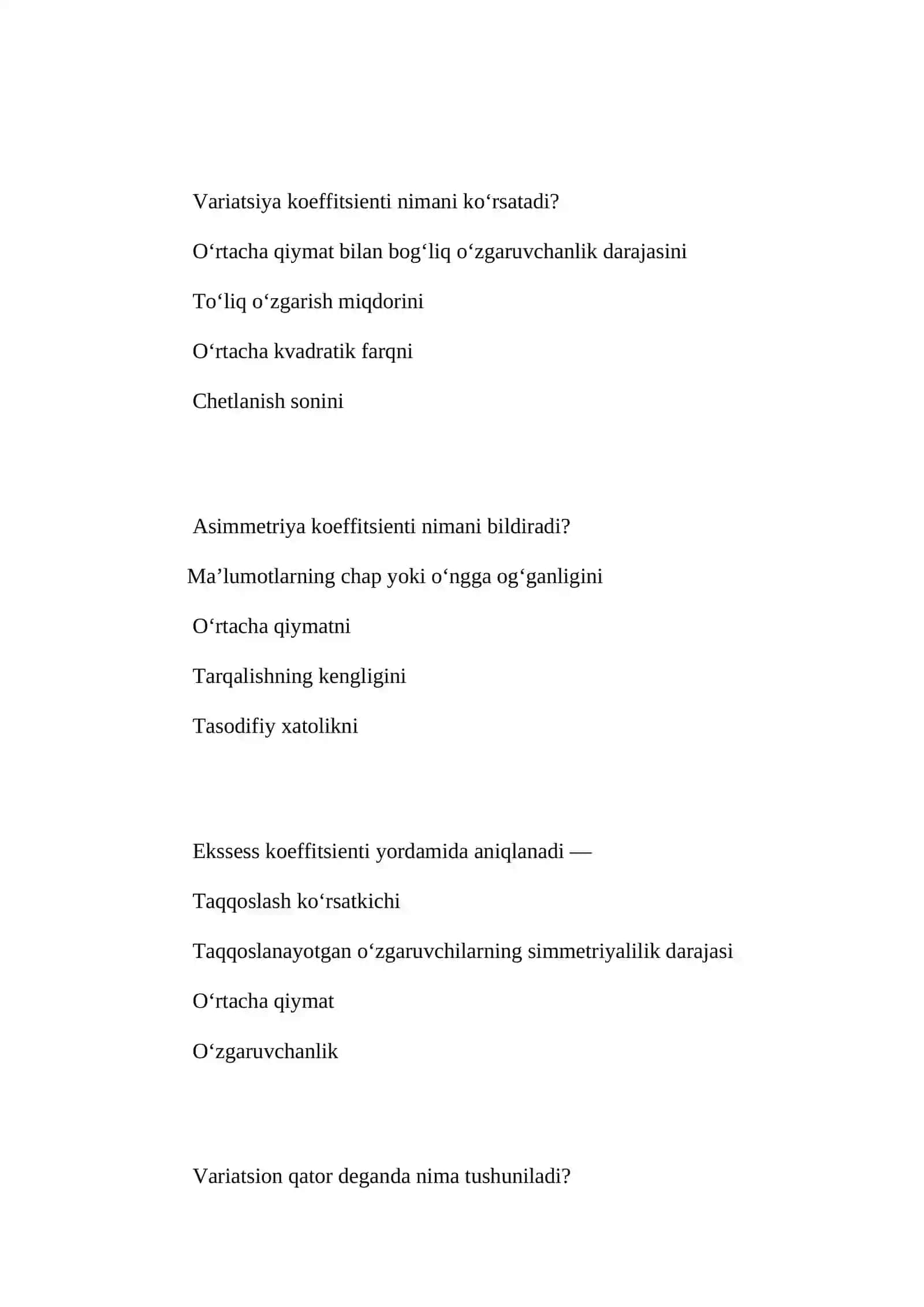 Ekonometrika fanining asosiy maqsadi 4