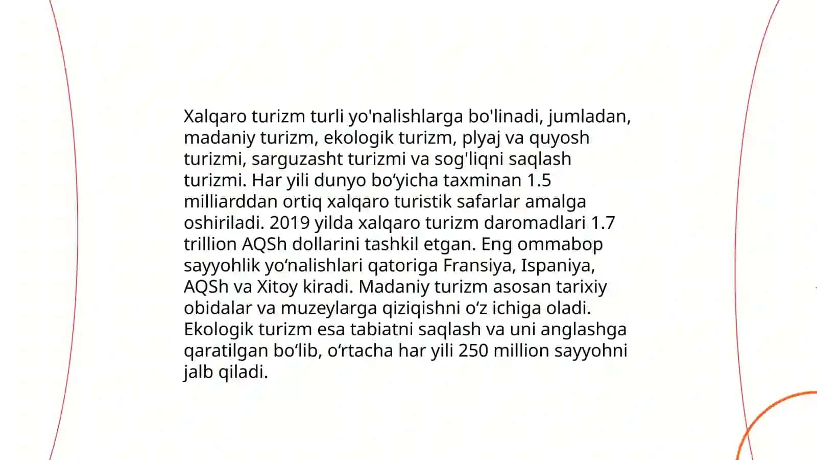 Turizm turlarini klassifikatsiyasi 4