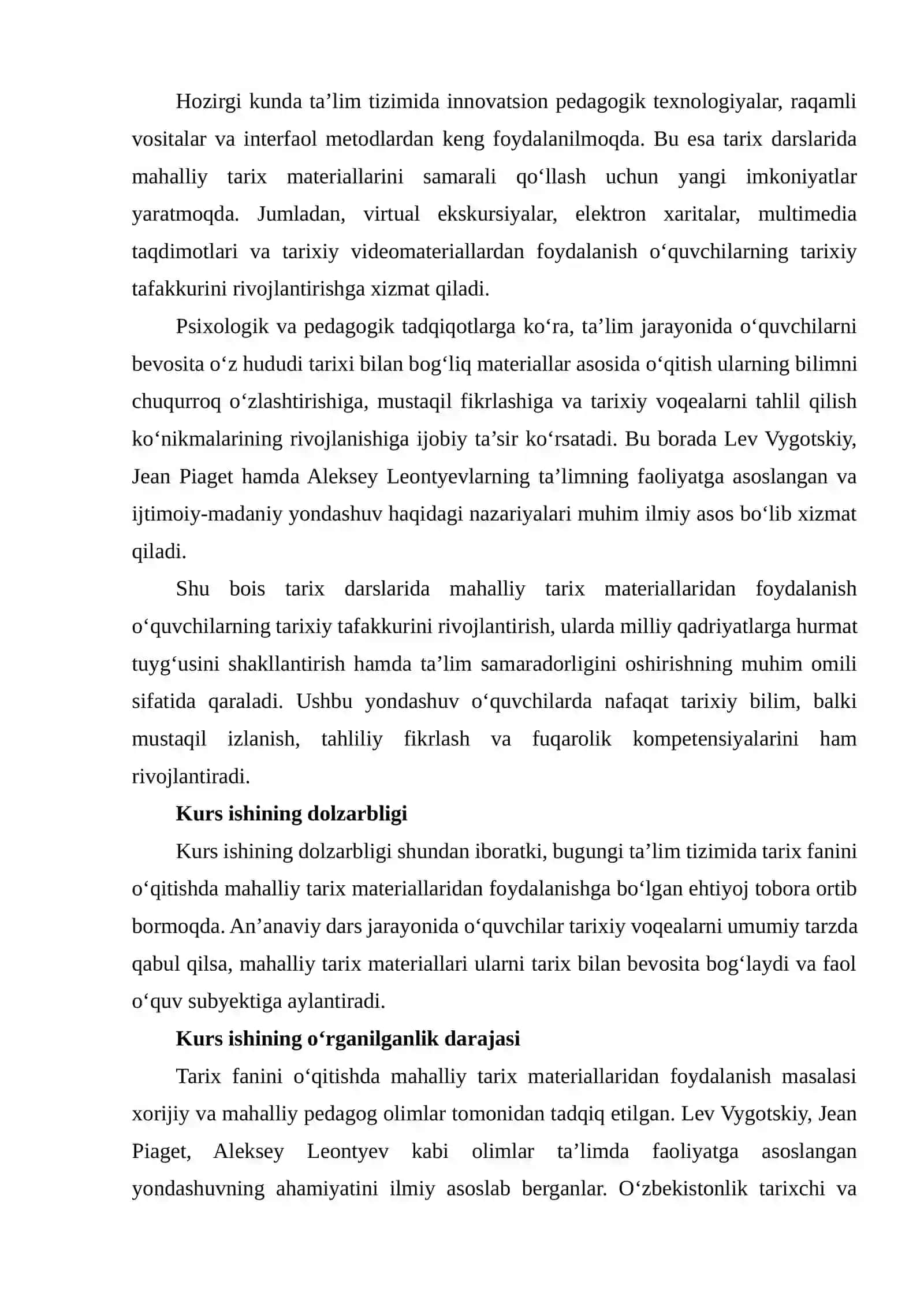 Tarix darslarida mahalliy tarix materiallaridan foydalanish metodikasi 4