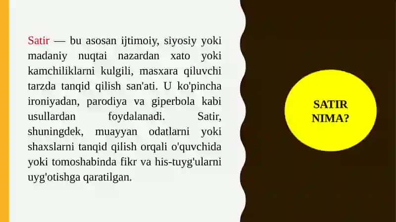Qadimgi afsona va satirlarning tarbiyaviy ahamiyati. 4