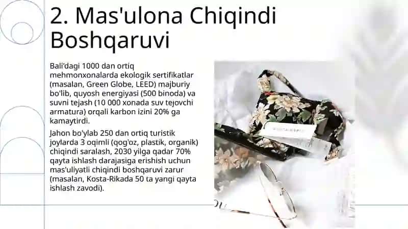 Barqaror turizm amaliyotlari 4
