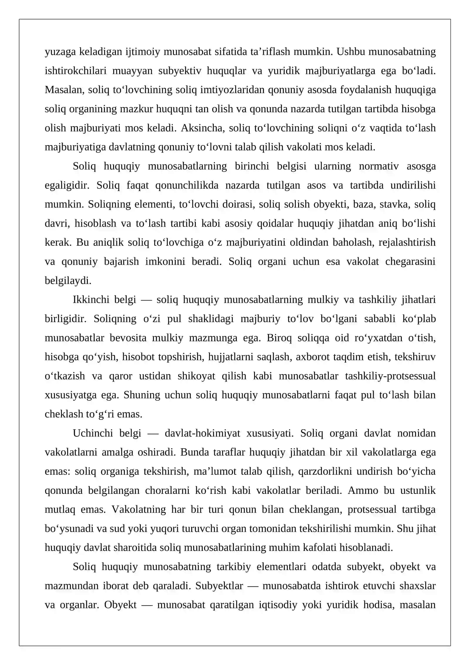 Soliq huquqiy munosabatlar 4