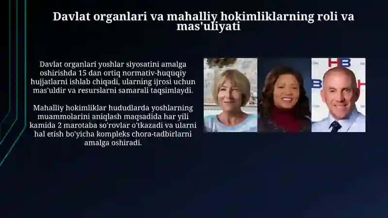 Yoshlar siyosatining izchil va samarali tashkil etish 4