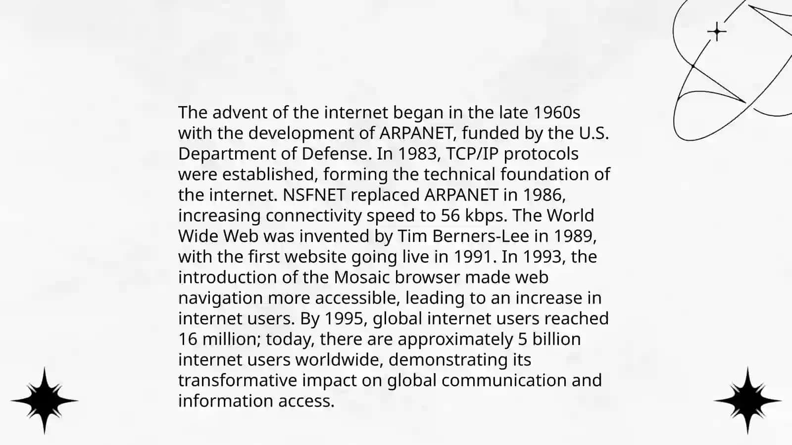 What do you know about the history of information technology? 4