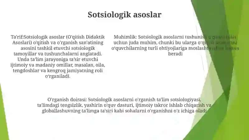 O'Qitiqishning Didaktik Asoslari 4