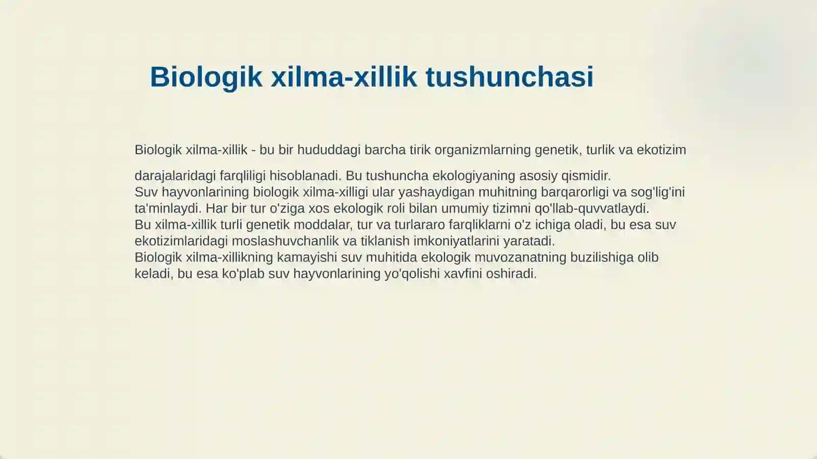 SUV HAYVONLARINING EKOLOGIYASI 4
