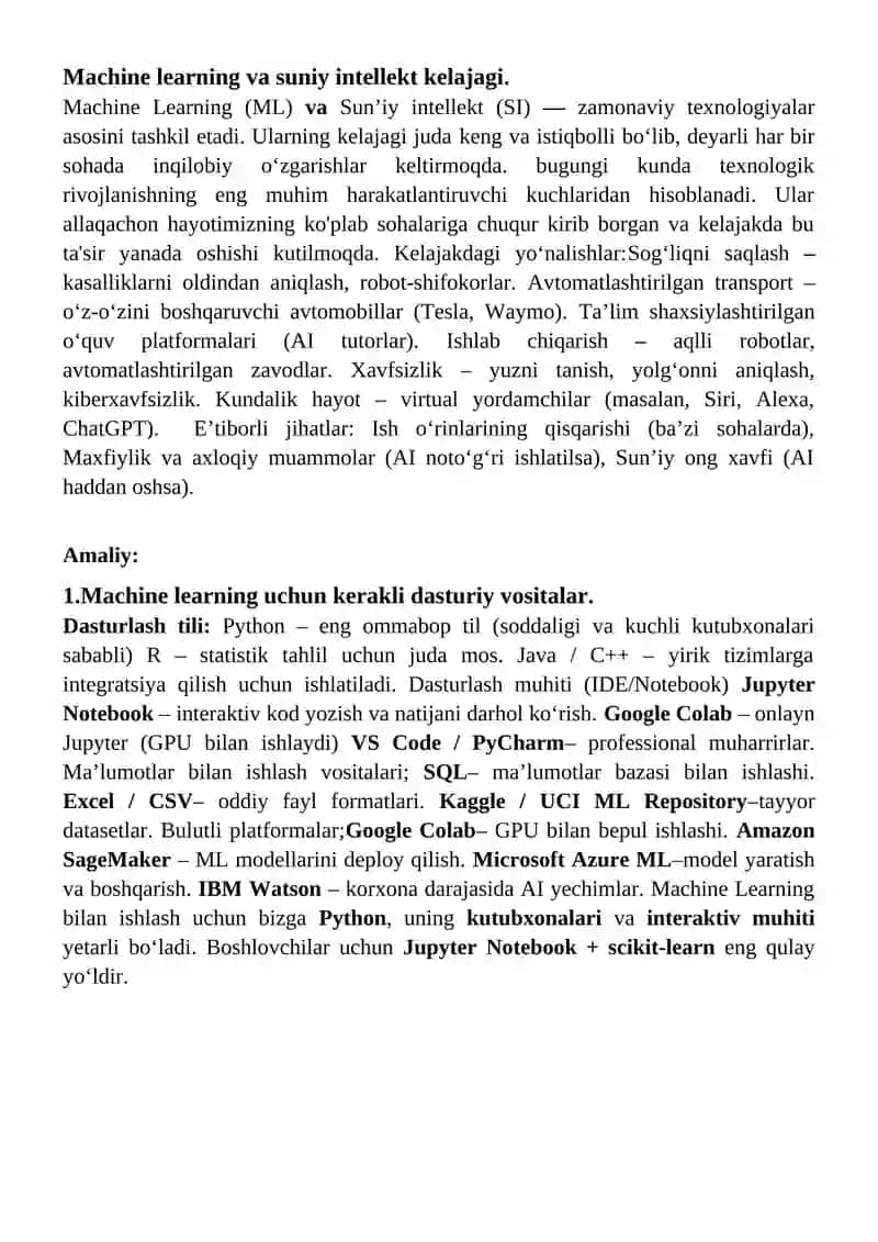 Chiziqli regressiya algoritmi 4
