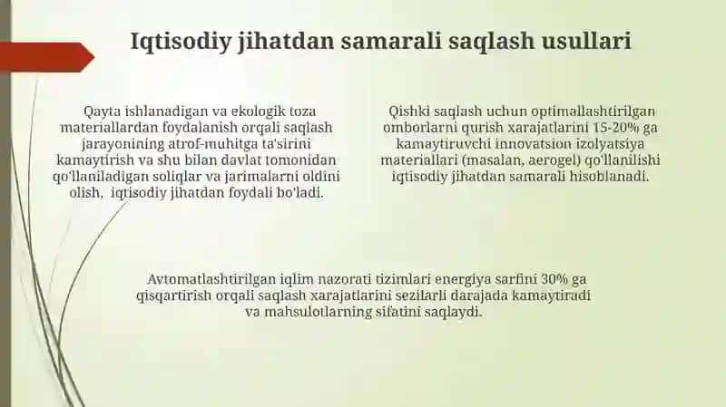 Qishki saqlashda qo'llaniladigan innovatsion materiallar 4