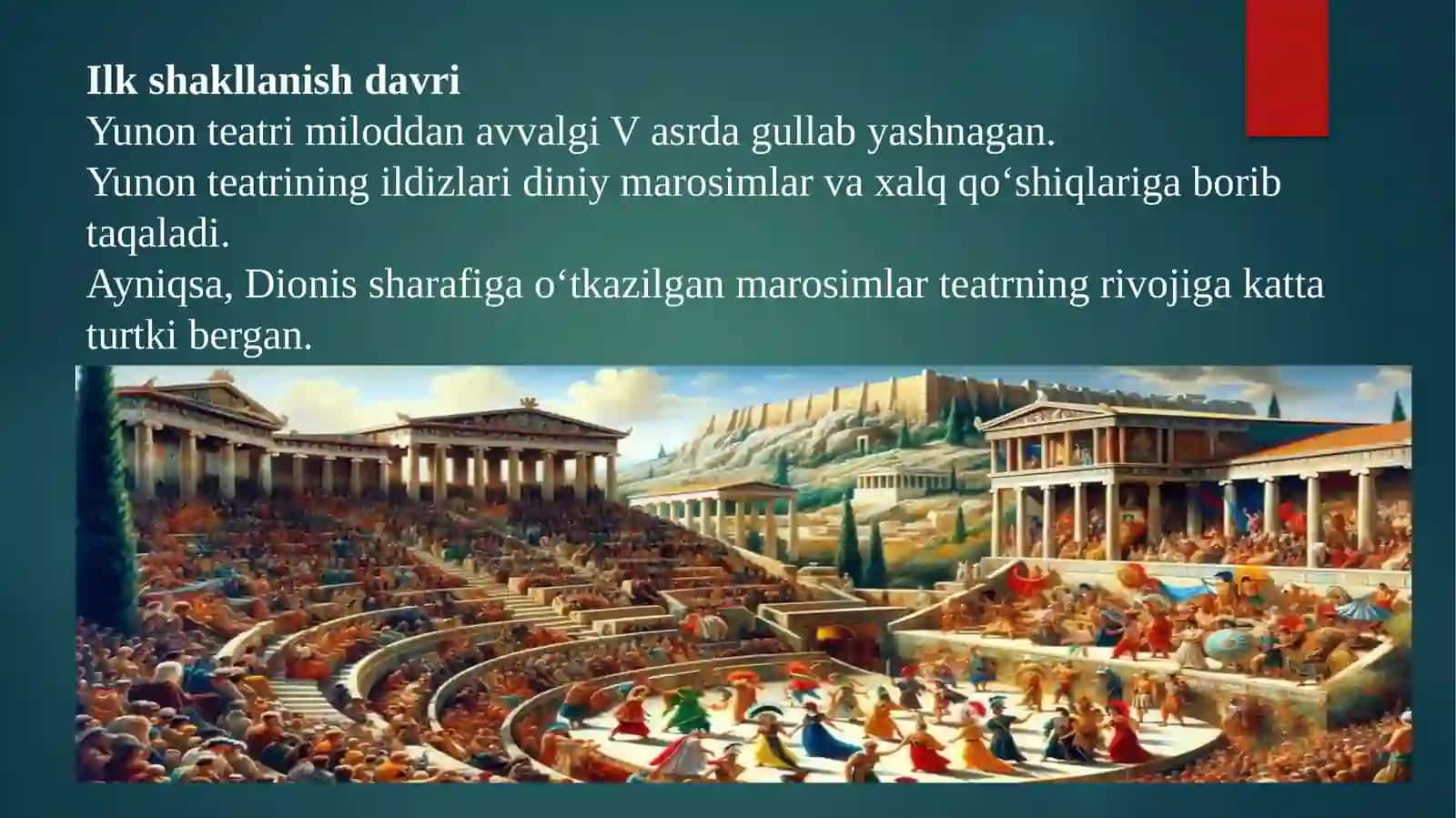 Qadimgi Yunon va Rim teatri 4