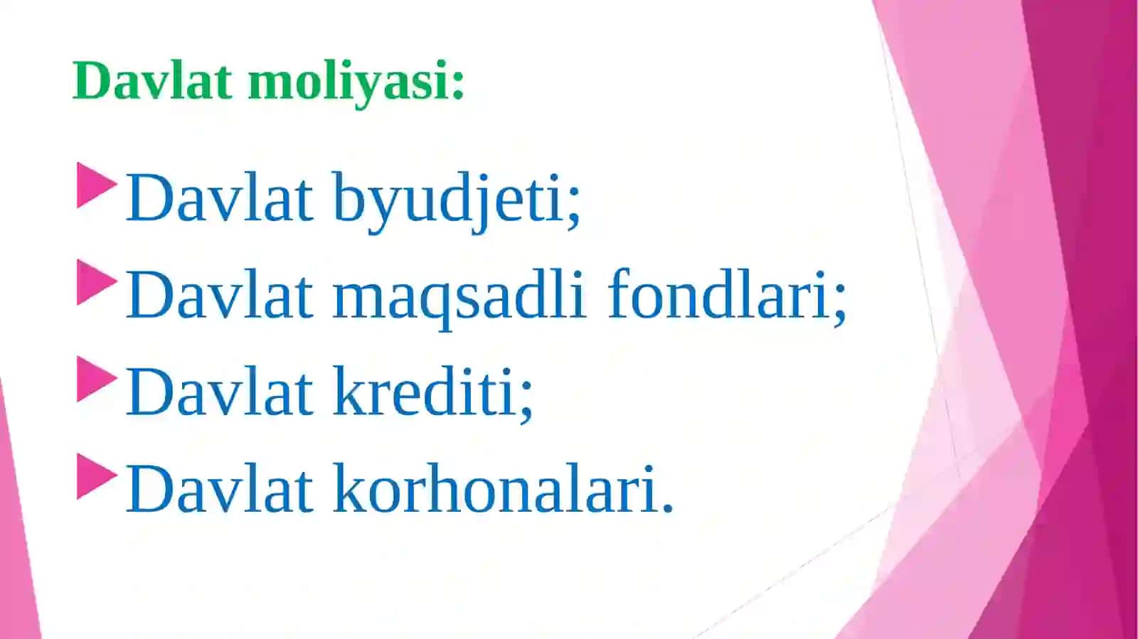 Zamonaviy moliyaning fundamental masalalari 4