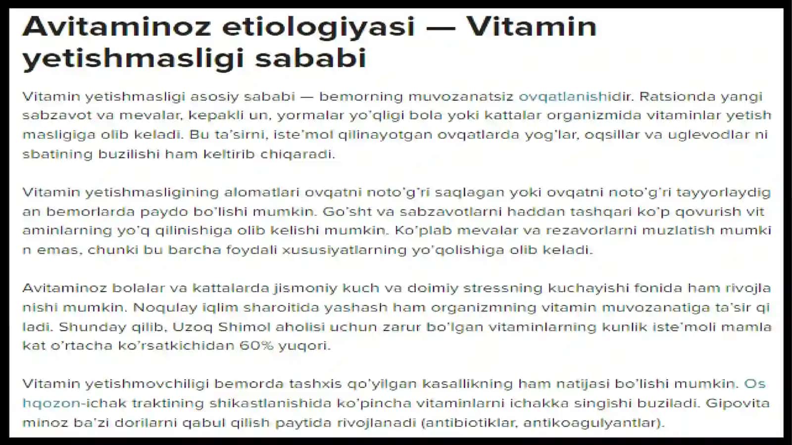 Avitaminoz 4