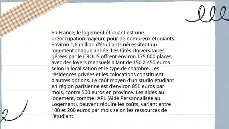 Réalités quotidiennes pour des étudiants 4